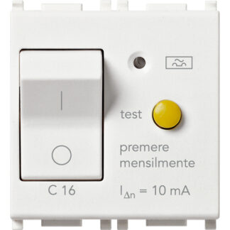 VIW14411.16 Interruttore MTDiff.1P+N C16 10mA bianco