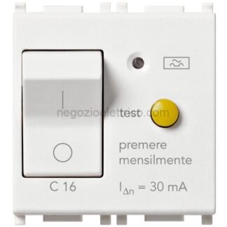 VIW14411.16.30 Interruttore MTDiff.1P+N C16 30mA bianco