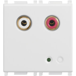 VIW14582 Ingresso audio RCA 2M bianco