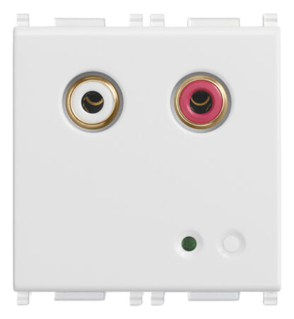 VIW14582 Ingresso audio RCA 2M bianco