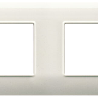 VIW14643.06 Placca 4M (2+2) int71 bianco granito