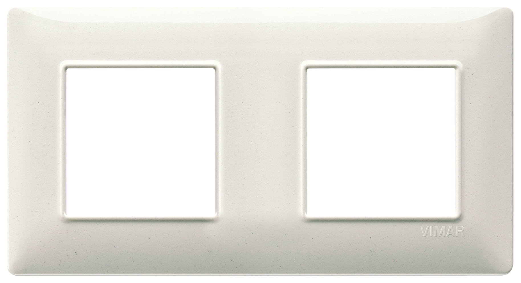 VIW14643.06 Placca 4M (2+2) int71 bianco granito