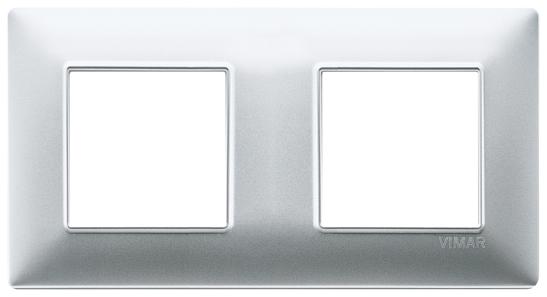 VIW14643.20 Placca 4M (2+2) int71 argento opaco