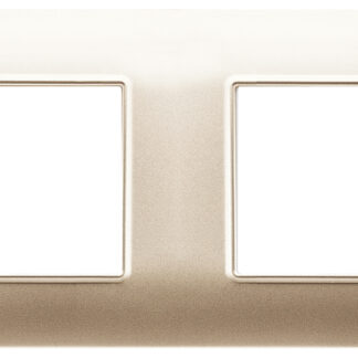 VIW14643.22 Placca 4M(2+2)int71champagne opaco