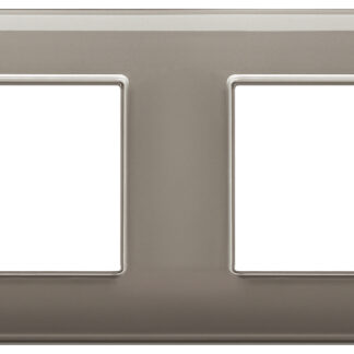 VIW14643.40 Placca 4M (2+2) int71 Reflex cenere