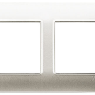 VIW14645.21 Placca 4M (2+2) int57 nichel opaco