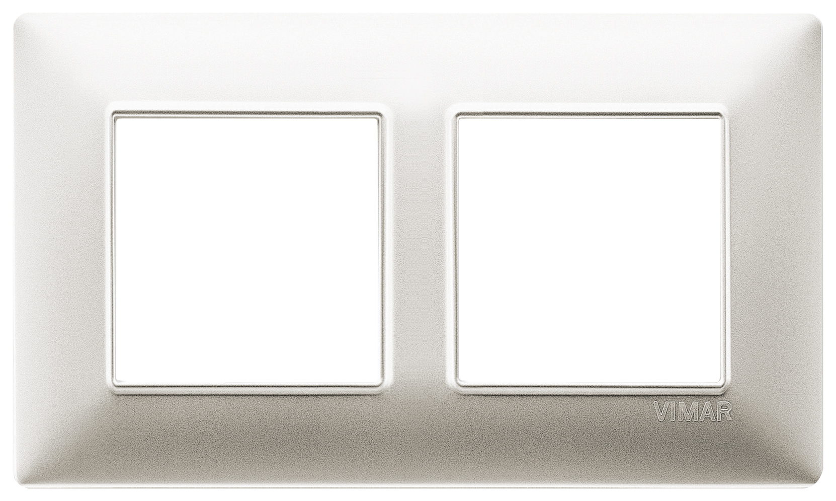 VIW14645.21 Placca 4M (2+2) int57 nichel opaco