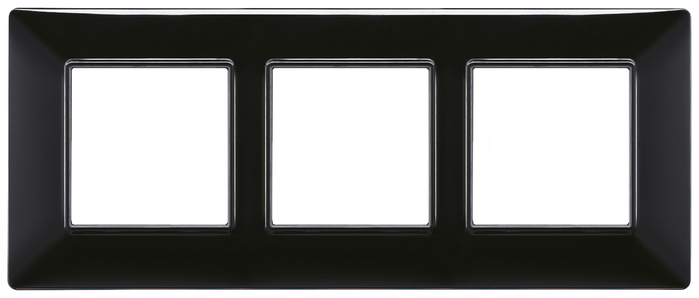 VIW14646.05 Placca 6M (2+2+2) int57 nero