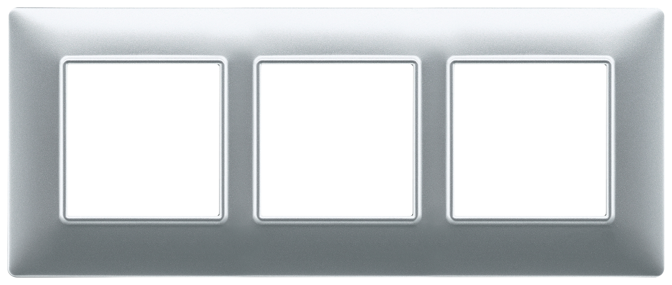 VIW14646.20 Placca 6M (2+2+2) int57 argento opaco