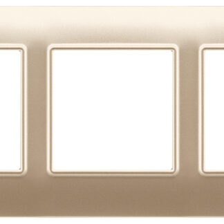 VIW14646.22 Placca 6M (2+2+2) int57 champagne opaco