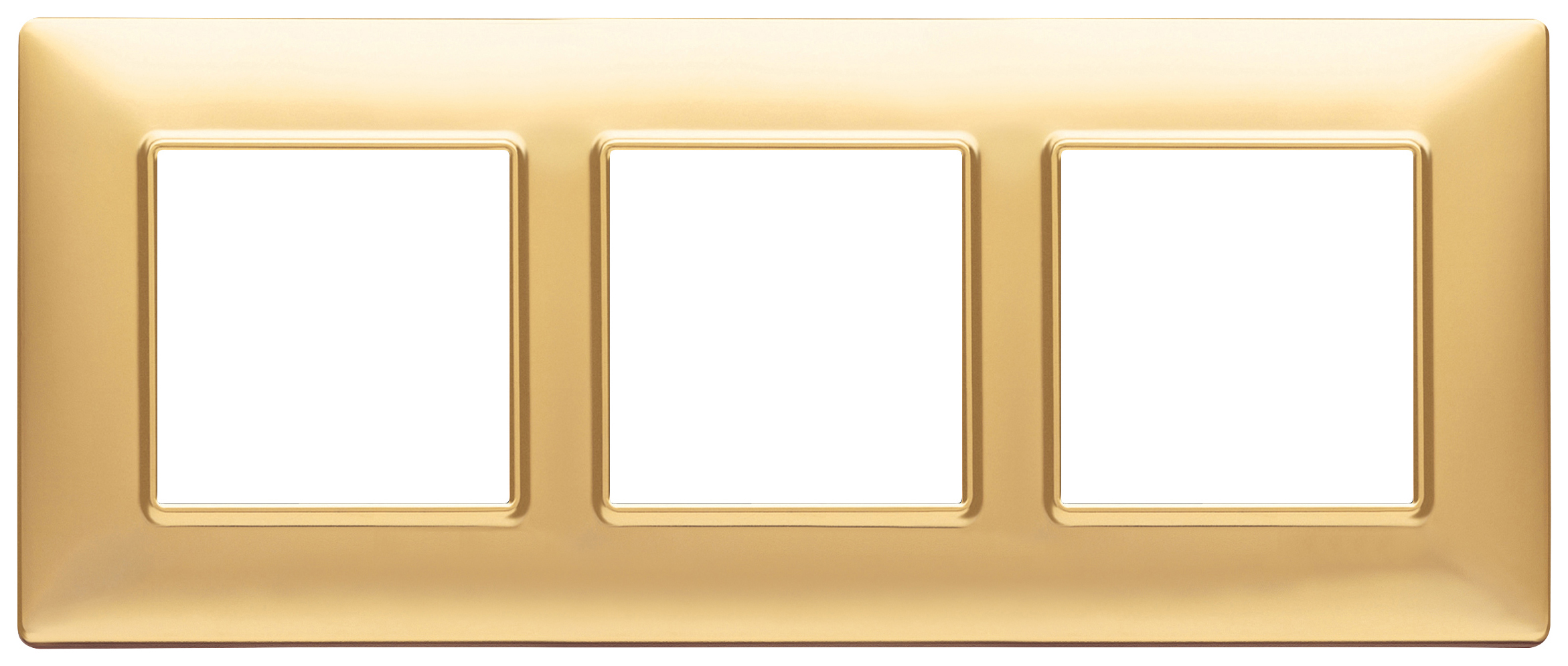 VIW14646.25 Placca 6M (2+2+2) int57 oro opaco