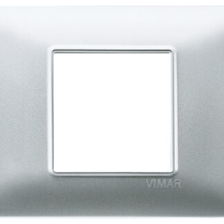 VIW14652.20 Placca 2M centrali argento opaco