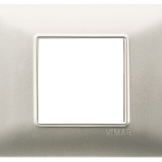 VIW14652.21 Placca 2M centrali nichel opaco