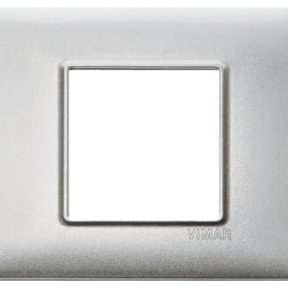 VIW14652.71 Placca 2M centrali argento metallizzato
