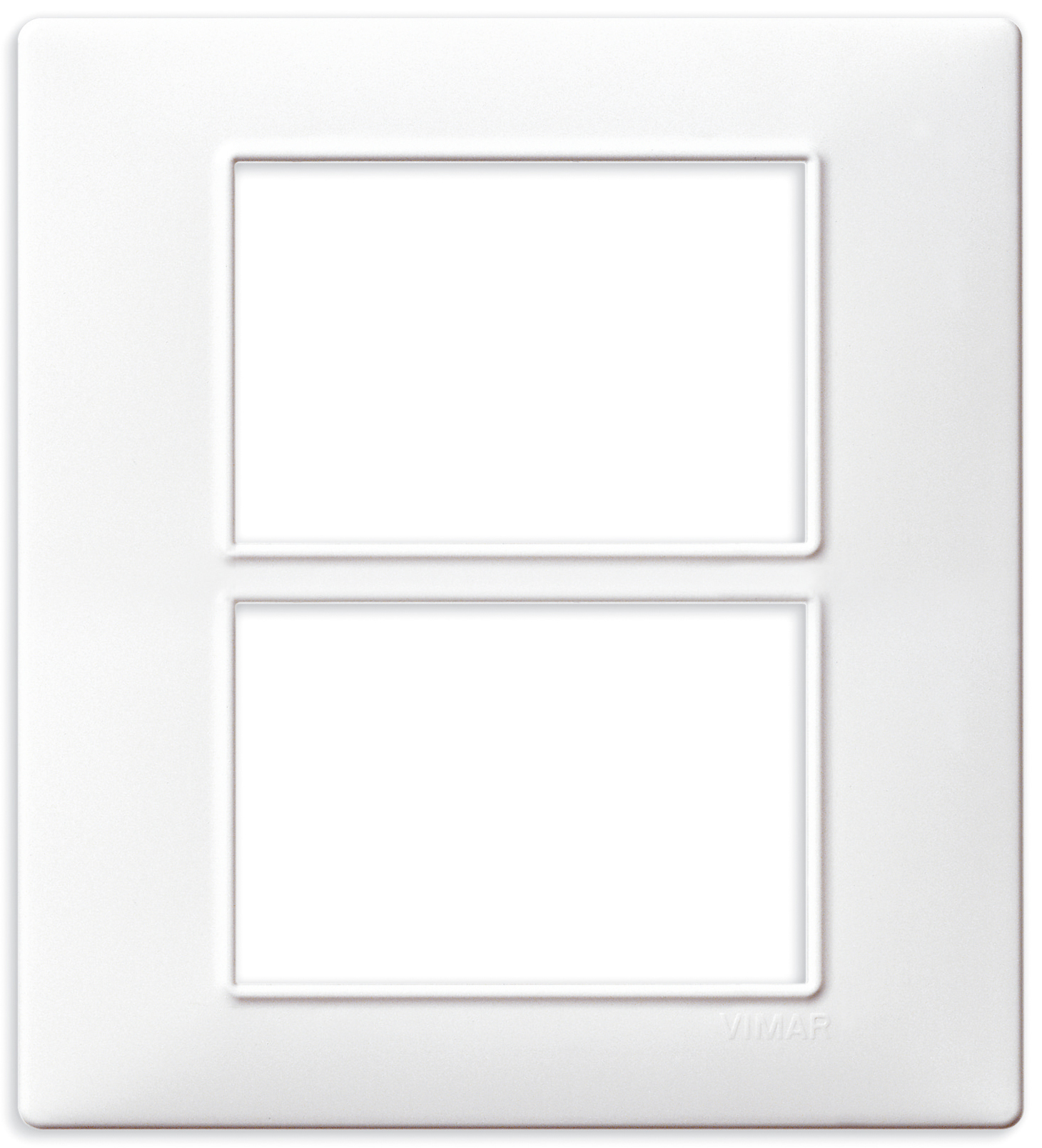 VIW14659.01 Placca 6M (3+3) bianco