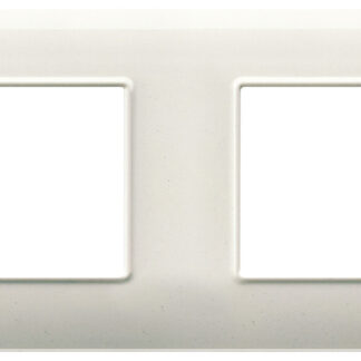 VIW14669.06 Placca 8M (2+2+2+2) int71 bianco granito