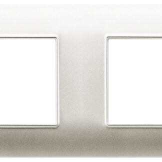 VIW14669.22 Placca 8M (2+2+2+2)int71 champagne opaco