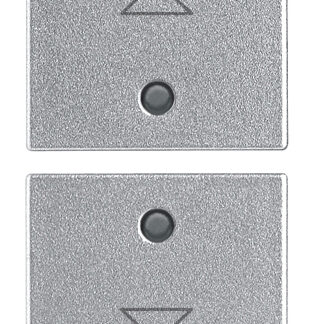 VIW14751.2.SL Due mezzi tasti 1M simboli frecce Silver