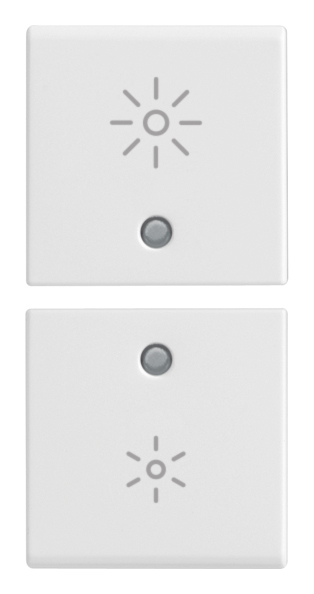 VIW14751.3 Due mezzi tasti 1M regolazione bianco