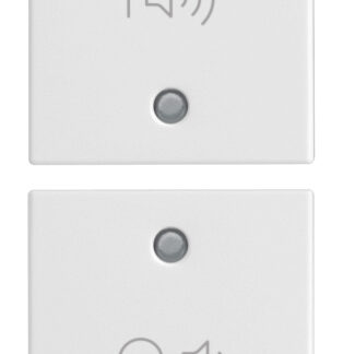 VIW14751.4 Due mezzi tasti 1M ON/OFF volume bianco