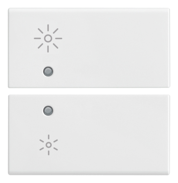 VIW14752.3 Due mezzi tasti 2M regolazione bianco