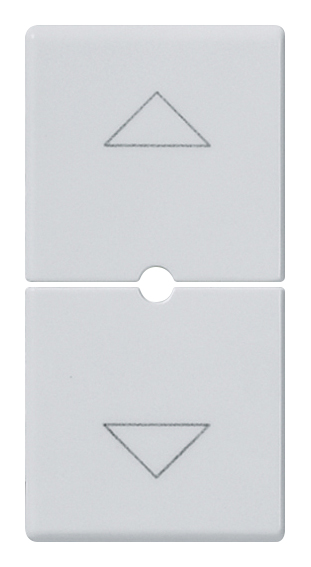 VIW14755.2.SL Due mezzi tasti 1M simboli frecce Silver