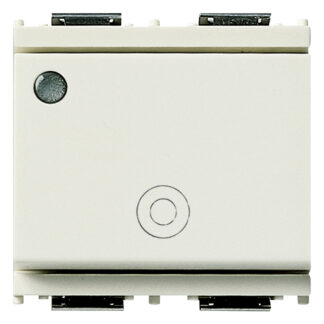 VIW16090.M.B Pulsante 1P NO 10A gen. lum.so 2M bianco
