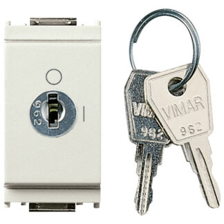 VIW16165.B Interruttore 2P 16AX +chiave bianco