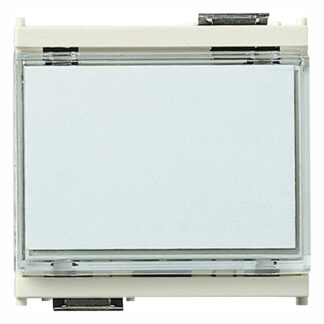 VIW16190.B Pulsante targh. 1P NO 10A 12-24V bianco