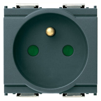 VIW16212 Presa SICURY 2P+T 16A francese grigio