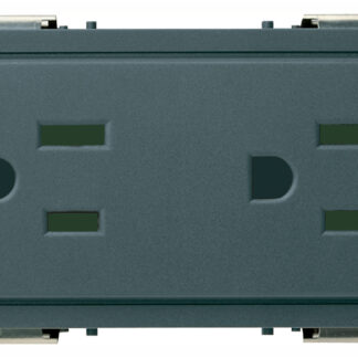 VIW16243 Due prese SICURY 2P+T15A USA+SASO grigio