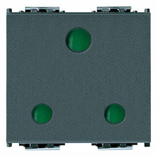 VIW16258 Presa SICURY 2P+T 16A inglese grigio