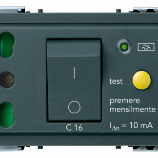 VIW16283 Presa 2P+T 16A P17/11 intb+MTDiff C16 g