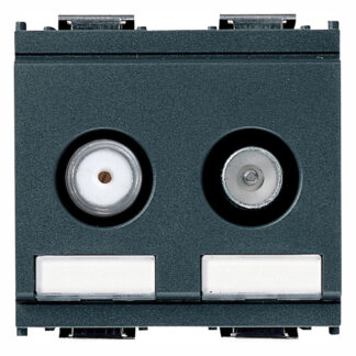 VIW16307.01 Presa TV-RD-SAT diretta 2 uscite grigio