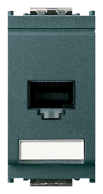 VIW16359.5 Presa RJ45 Netsafe Cat5e FTP 110 grigio