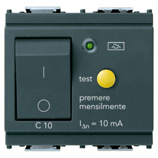 VIW16511.10 Interruttore MTDiff.1P+N C10 10mA grigio