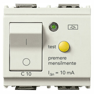 VIW16511.10.B Interruttore MTDiff.1P+N C10 10mA bianco