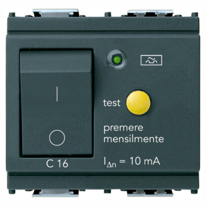 VIW16511.16 Interruttore MTDiff.1P+N C16 10mA grigio