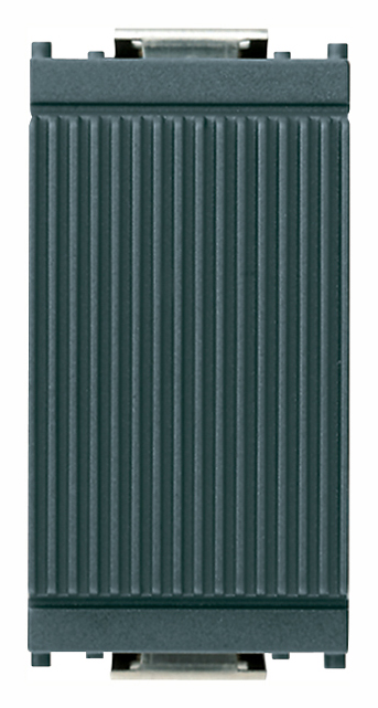 VIW16540 Copriforo fronte rigato grigio