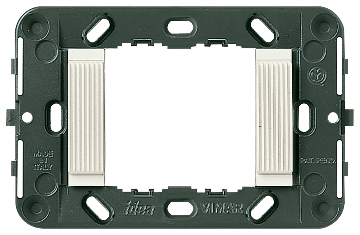 VIW16722.B Supporto 2M rigato scat.inc.3M bianco