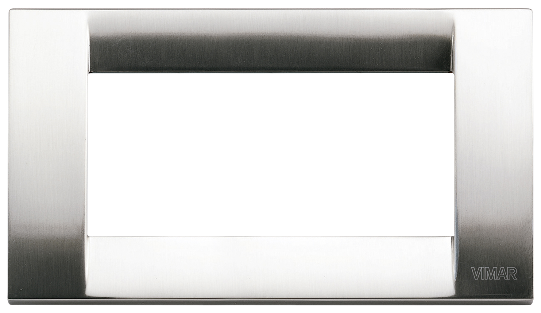 VIW16734.34 Placca Classica 4M nichel spazzolato