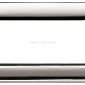 VIW16754.34 Placca Rond 4M nichel spazzolato