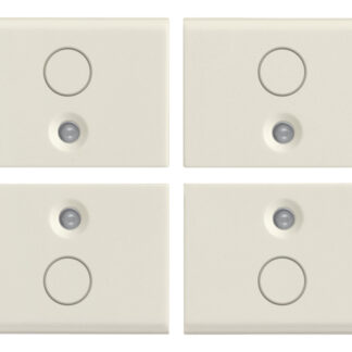 VIW16841.0.B Quattro mezzi tasti 1M simbolo O bianco