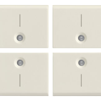 VIW16841.1.B Quattro mezzi tasti 1M simbolo I bianco