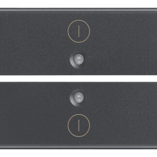 VIW16842.2 Due mezzi tasti 2M simbolo I O grigio