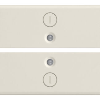 VIW16842.2.B Due mezzi tasti 2M simbolo I O bianco