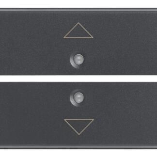 VIW16842.3 Due mezzi tasti 2M simb. freccia grigio