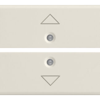 VIW16842.3.B Due mezzi tasti 2M simb. freccia bianco