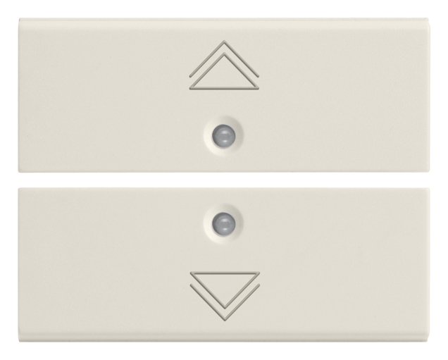 VIW16842.4.B Due mezzi tasti 2M regolazione bianco