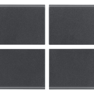 VIW16843 Quattro mezzi tasti fissi 1M n. grigio